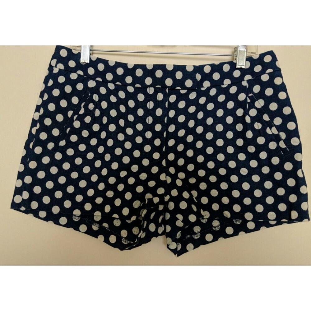 J. Crew Indigo Dot Short - Size 6 - EUC